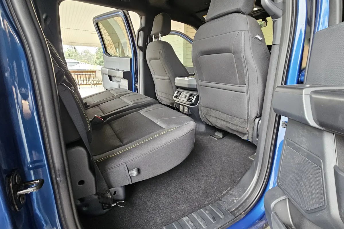 Ford F-150 rear cabin finished after an interior detail in Camas WA