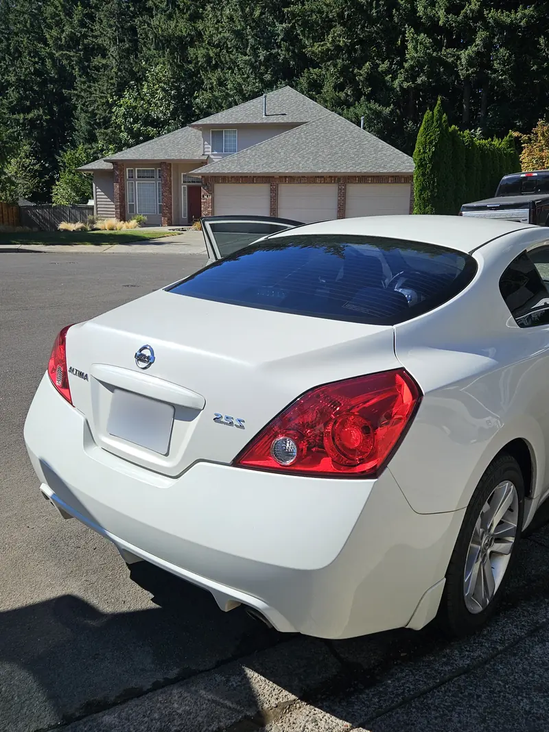 A 2008 Nissan Altima finished after a full detail in Camas WA