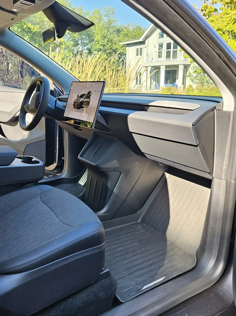 Tesla Model Y front interior finished after a refresh in Camas WA