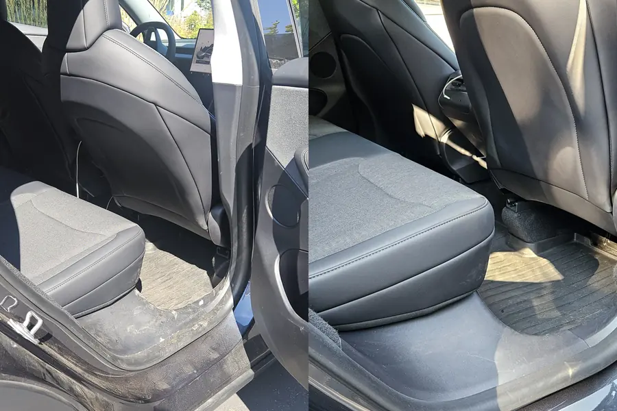 2026 Tesla Model Y before and after detailing